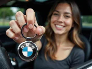 BMW Portachiavi Metallo Lega Robusta Design